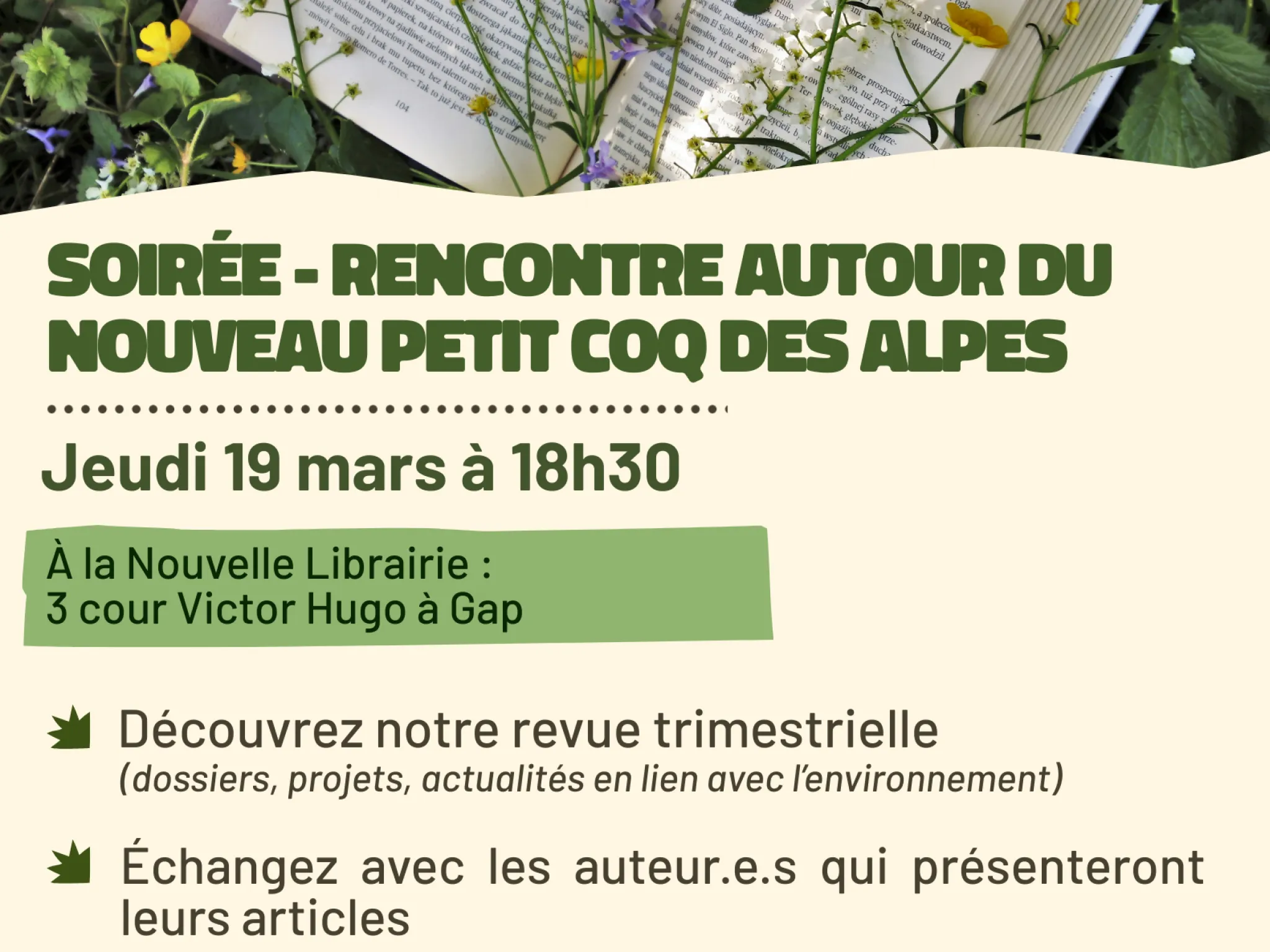 Affiche de l'événement