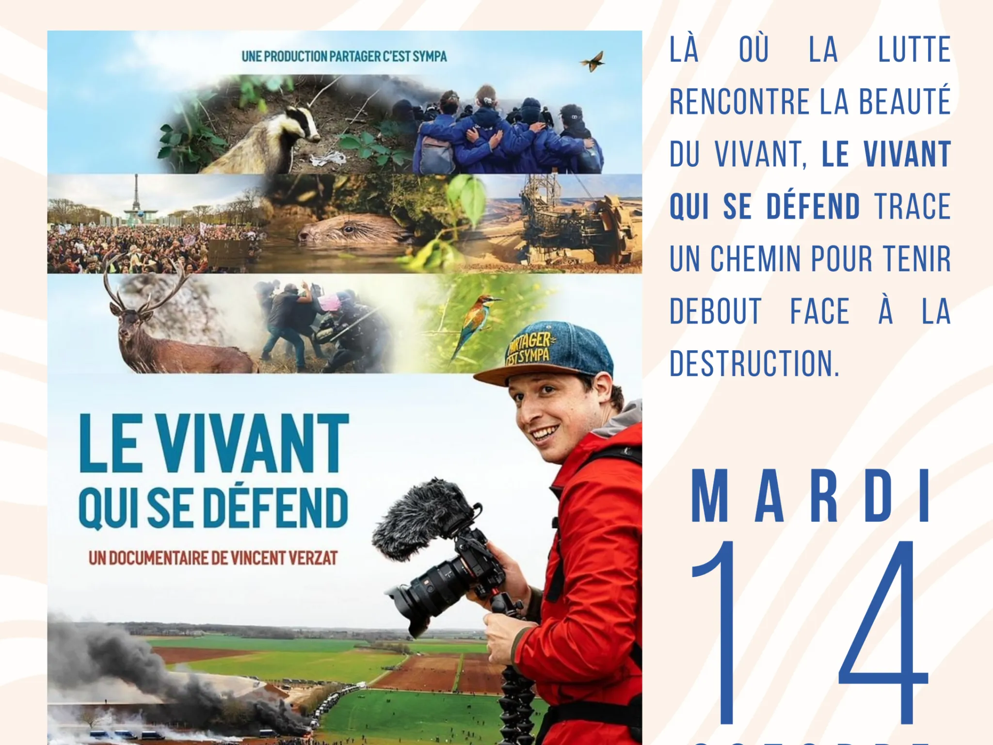 Ciné-rencontre autour du film Le VIVANT qui se défend